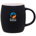 14 Oz. Joe Mug With Matte Black Outside/ Glossy White Interior